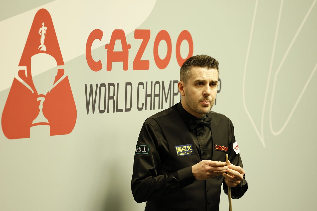 four-time world champion mark selby faces first round exit at the crucible