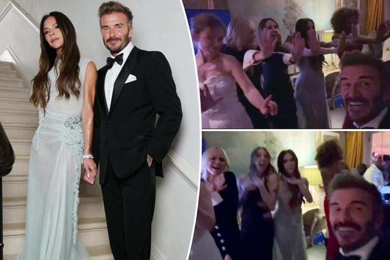 Spice Girls reunite to perform ‘Stop’ at Victoria Beckham’s 50th ...