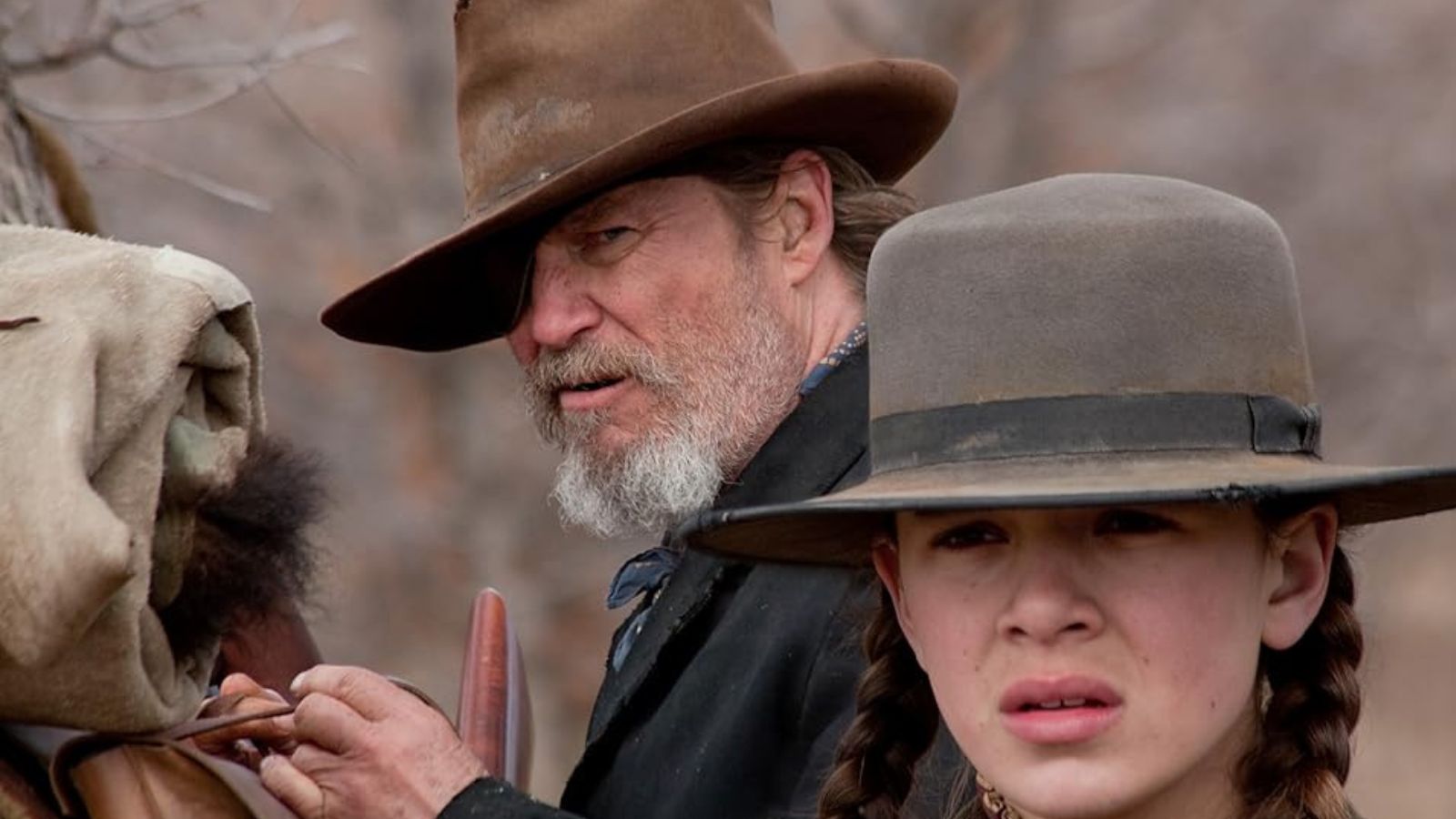 Teenager Mattie Ross (Hailee Steinfeld) wants revenge on the man who murdered her father, so she hires hunter Rooster Cogburn (Jeff Bridges) to track him down. Along the way, the two bond in this Western movie that was nominated for ten Academy Awards.