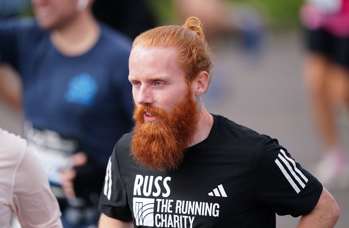 ‘hardest geezer’ russ cook completes london marathon days after running length of africa