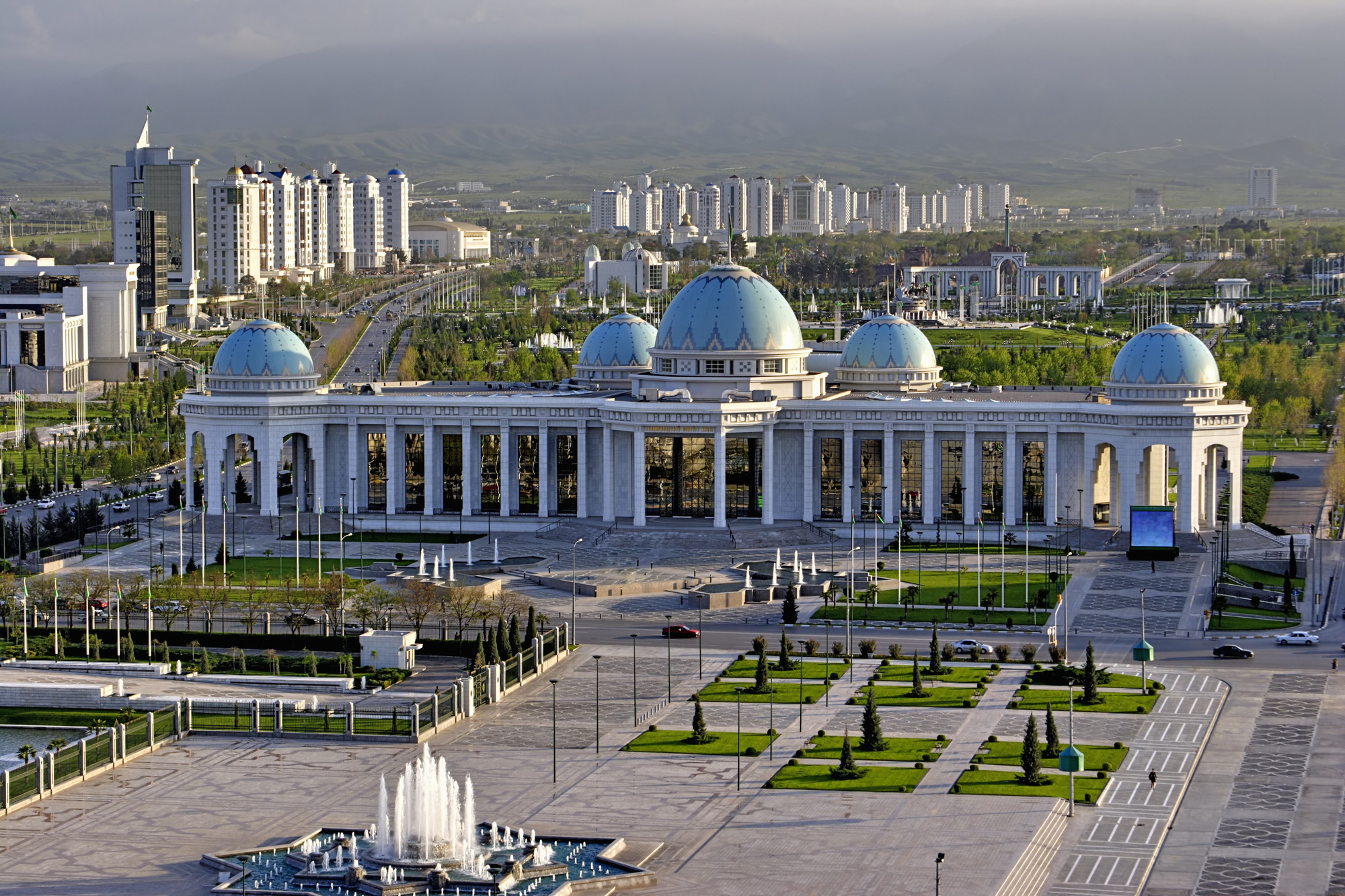 <p>Turkmenistan is one of the least-visited places on the planet owing to its 70% desert area. So, if you are looking for an off-beat experience, Ashgabat (the capital city) has got you covered. It also holds a Guinness record for its rich density of white marble-clad buildings worldwide</p><p>You must visit the modern Wedding Palace, dive into the Kow Ata Underground Lake, and even visit the Turkmen carpet museum for its exquisite carpets.</p><p>For a new experience, plan a trip to Yangykala Canyon to view surreal cliffs and Ancient Merv, a famous UNESCO World Heritage Site.</p>