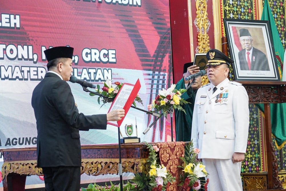 Jadi Pj Bupati Muba, Sandi Fahlevi Siap Berkolaborasi Dengan Sekda Apriyadi