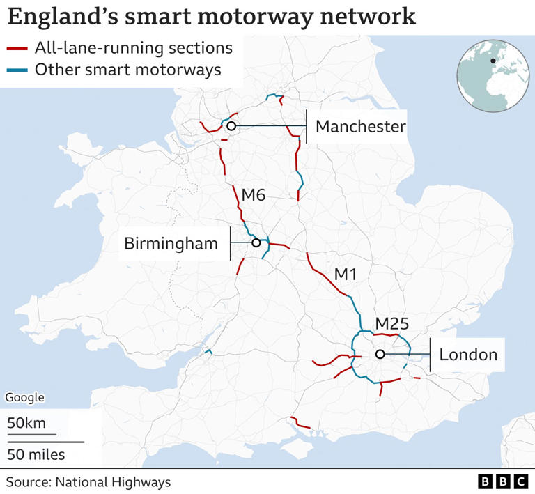 Smart motorway tech failing on a regular basis