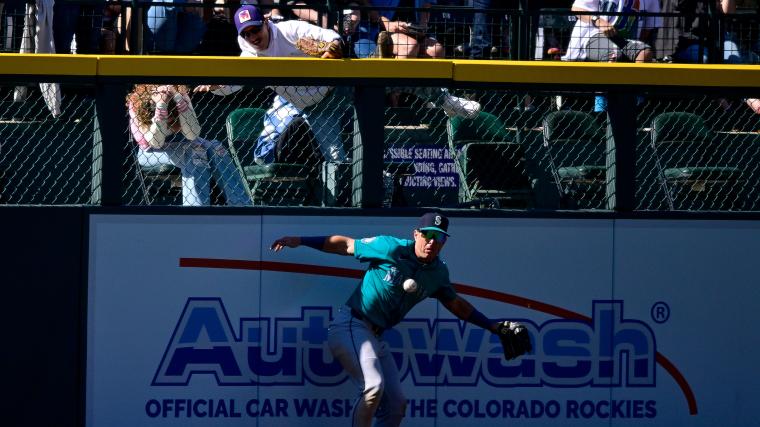mariners-rockies fan interference video: why jacob stallings' potential walk-off home run was called an out