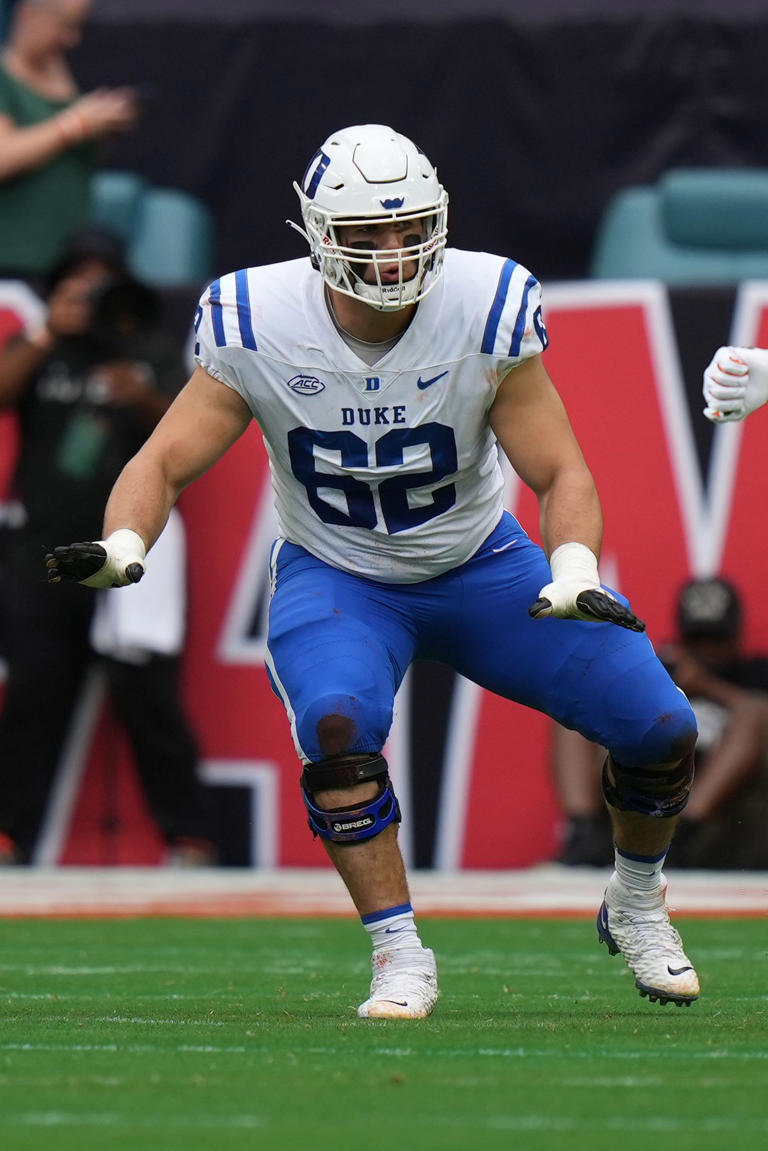 Buccaneers NFL Draft Target Offensive lineman Graham Barton, Duke