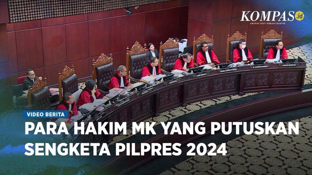 sampaikan hasil putusan sengketa pilpres 2024,hakim konstitusi tegaskan mk bukan keranjang sampah