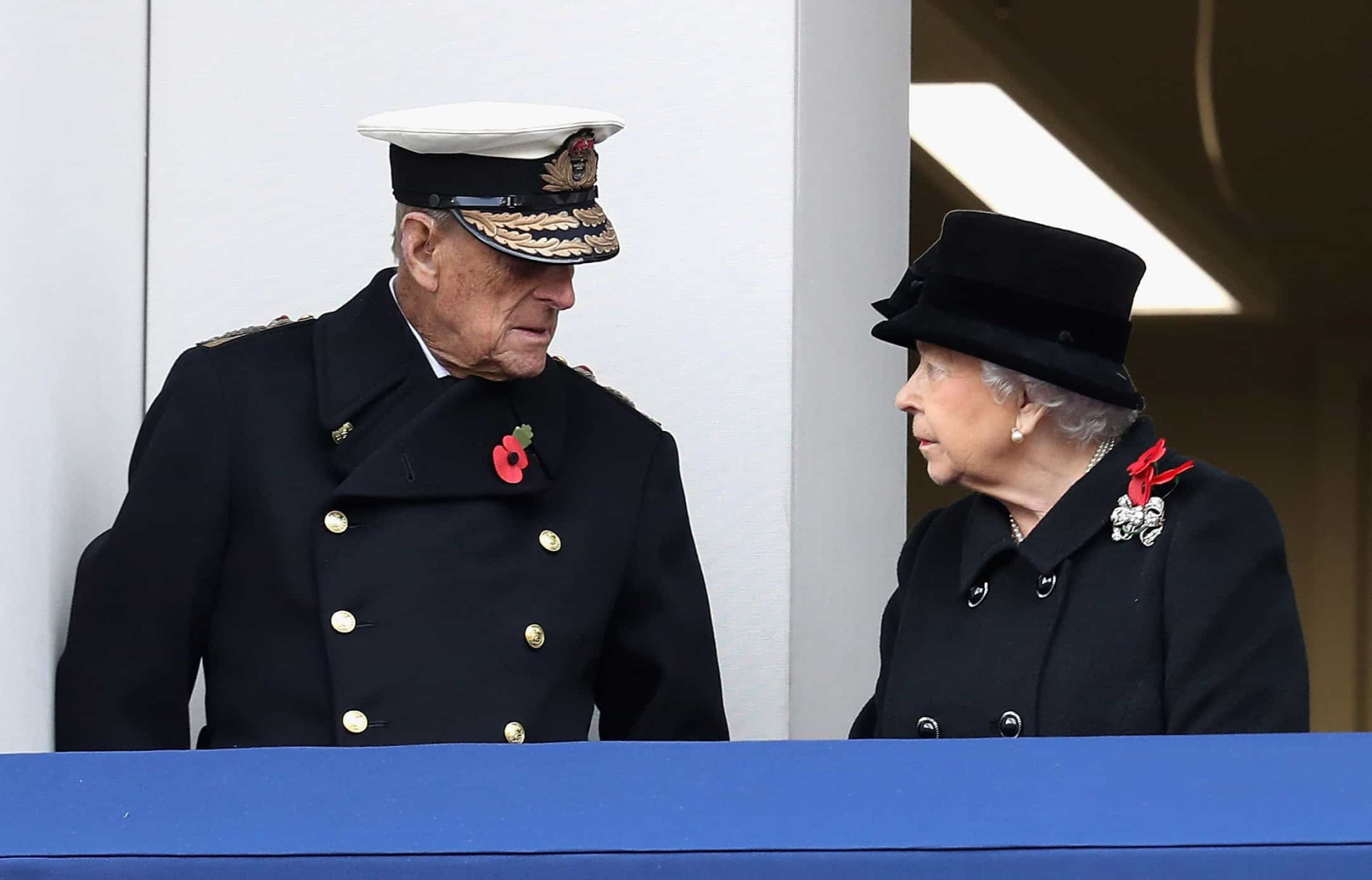 Prince Philip, Duke of Edinburgh and Queen Elizabeth II at the Remembrance Sunday memorial near The Cenotaph in London.<p>You may also like:<a href="https://www.starsinsider.com/n/477476?utm_source=msn.com&utm_medium=display&utm_campaign=referral_description&utm_content=202921v11en-nz"> Western celebrities born or raised in India</a></p>