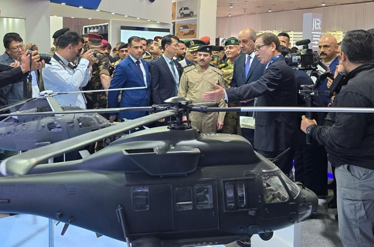 kai showcases aerial systems at iraqi defense fair