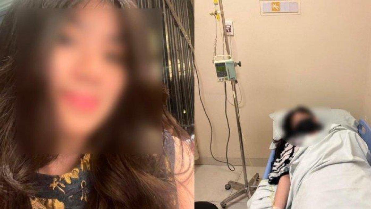 viral mahasiswi di karawaci tangsel dibully teman,terkapar di rs,kondisinya memilukan