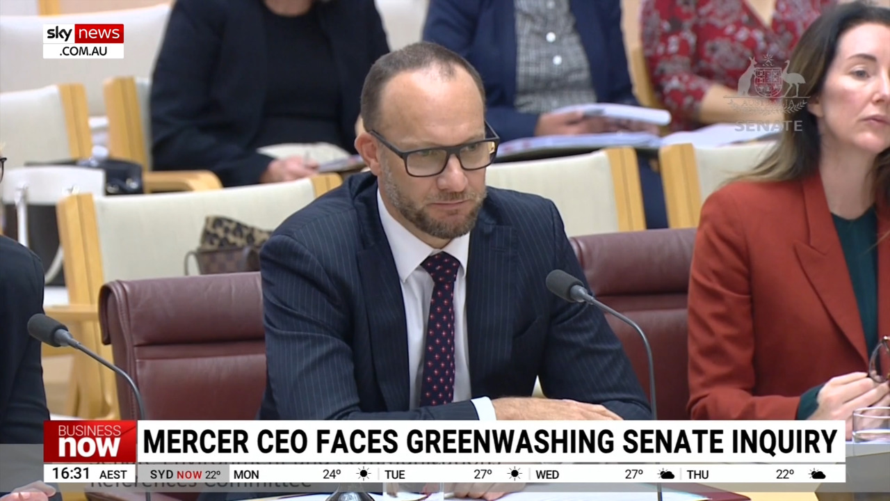 mercer ceo faces greenwashing senate inquiry grilling