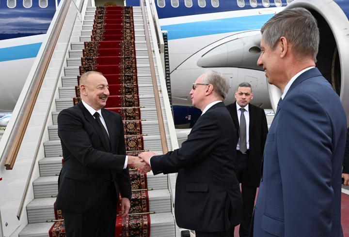 azerbaycan cumhurbaşkanı aliyev'den moskova ziyareti