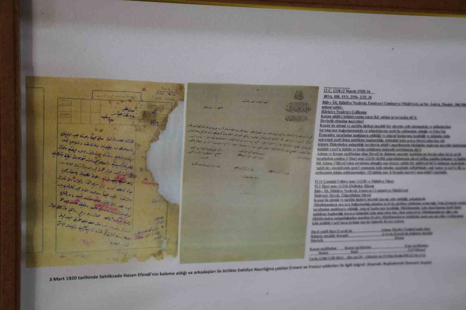 çukurova’da ermeni ve fransızların yaptığı katliamlar belgeleri ile sergileniyor