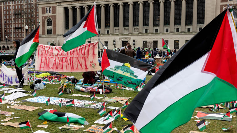 WATCH: Anti-Israel protests continue at Columbia University