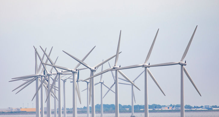 mångdubbling av dansk vindkraft till havs