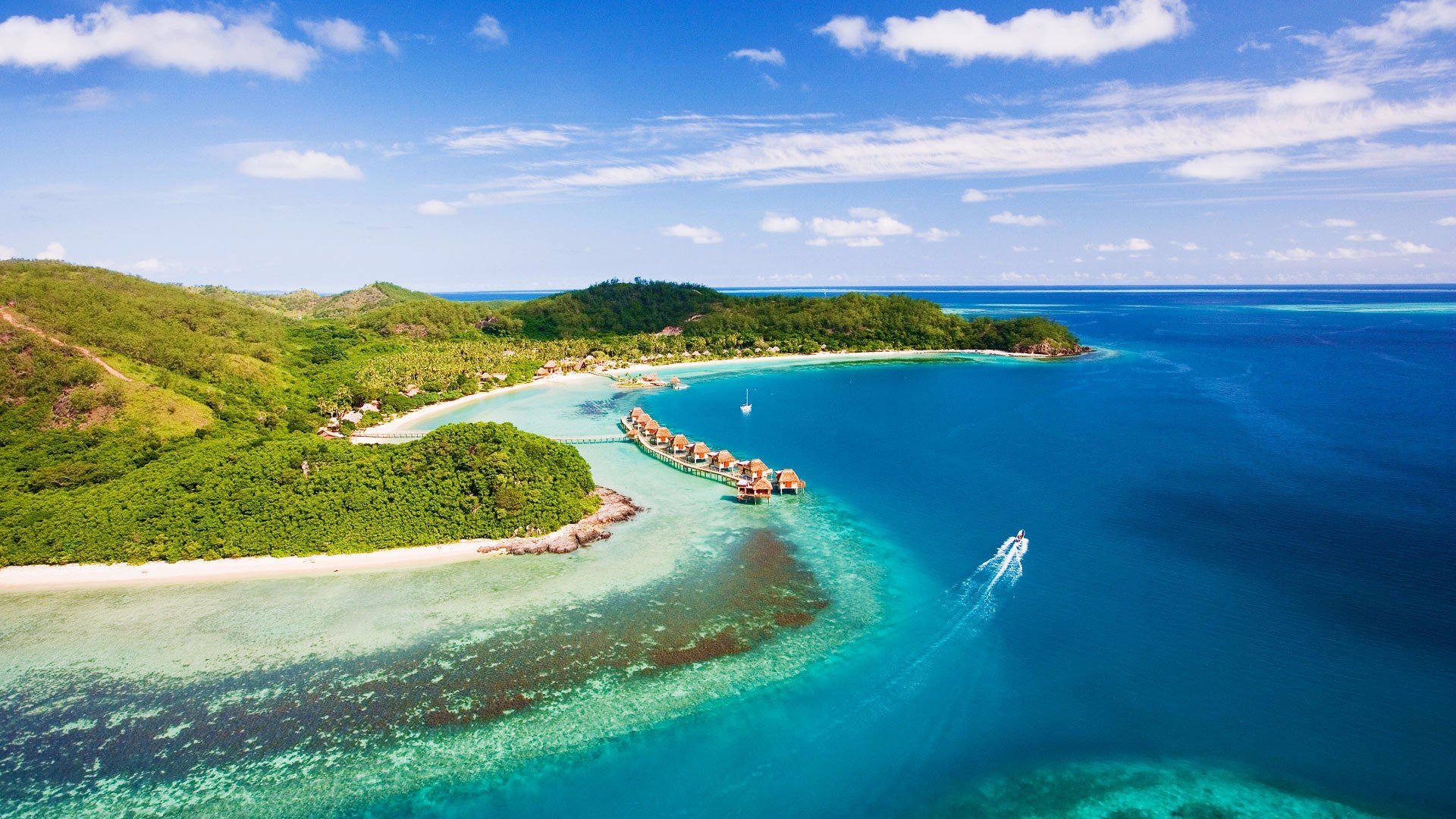 <p>Fiji is known for its stunning beaches and crystal-clear waters, and there’s no better way to experience this than by staying at a private island resort. These secluded beachfronts offer guests the ultimate in luxury and privacy, with pristine white sand beaches and turquoise waters just steps from their door.</p><p><a href="https://likulikulagoon.com/"><strong>One of Fiji’s most popular private island resorts is the Likuliku Lagoon Resort.</strong> </a>This adults-only resort features overwater bungalows, beachfront villas, and traditional Fijian bures with stunning ocean views. Guests can enjoy various activities, from snorkeling and diving to island-hopping and cultural experiences.</p><p><strong>Another top pick for private island resorts in Fiji is the Laucala Island Resort.</strong> This exclusive resort features just 25 villas set on a 3,500-acre private island. Guests can enjoy their private beach, as well as a range of activities such as golf, horseback riding, and spa treatments.</p>