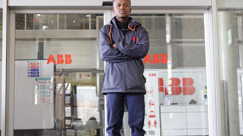 from the streets with a signpost to gainful employment at abb