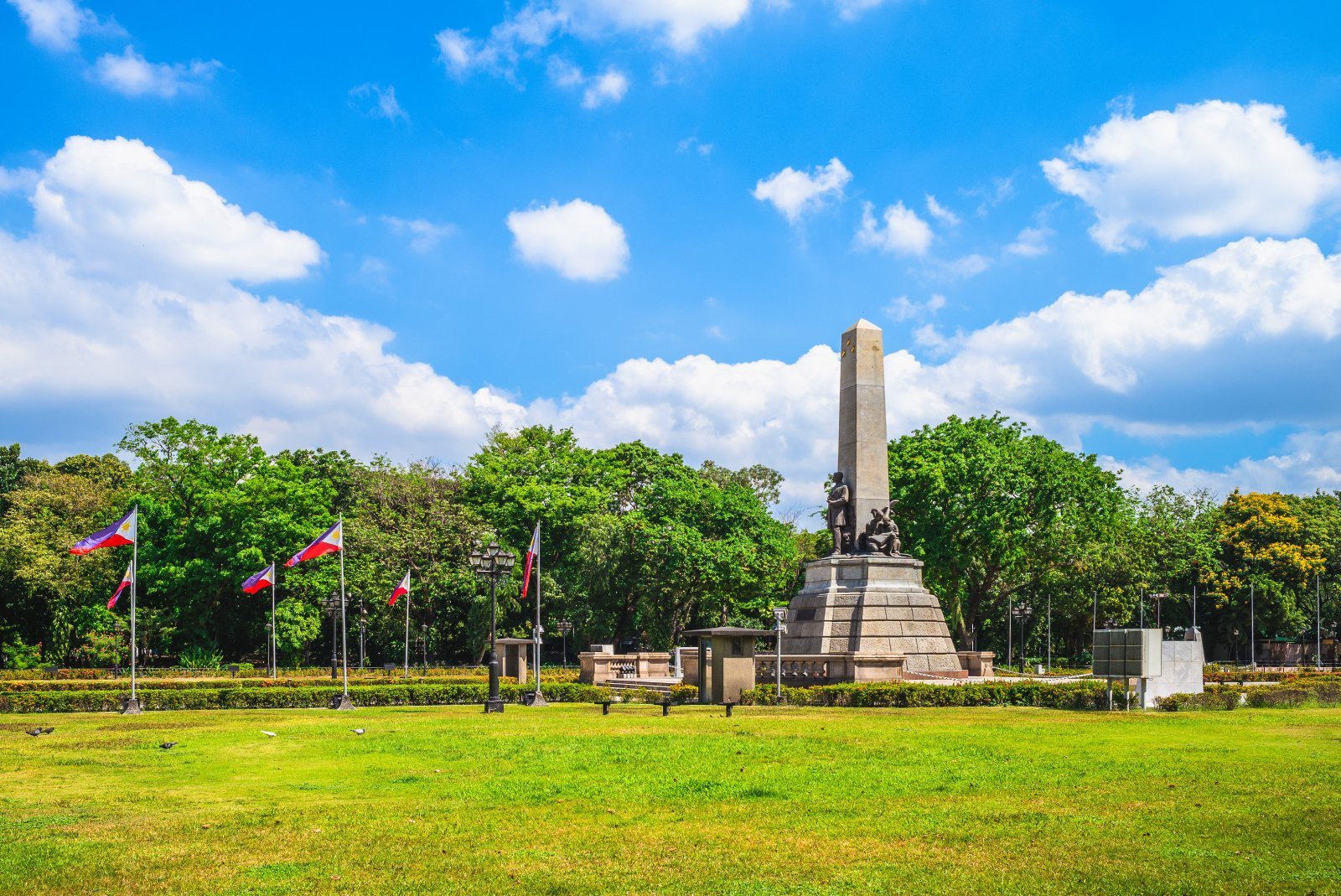 <p class="wp-caption-text">Image Credit: Shutterstock / Richie Chan</p>  <p><span>Rizal Park, named after the Philippine national hero Dr. José Rizal, is an oasis in the heart of Manila. It serves as a venue for leisure, exercise, and cultural events, with beautifully landscaped gardens, historical markers, and monuments. Adjacent to the park is the National Museum complex, comprising several buildings dedicated to the arts, natural sciences, and history. The National Museum of Fine Arts, in particular, houses a vast collection of Philippine art, including works by renowned artists such as Juan Luna and Félix Resurrección Hidalgo. The National Museum of Anthropology showcases the country’s rich cultural diversity, with artifacts that span the prehistoric to the colonial periods.</span></p>