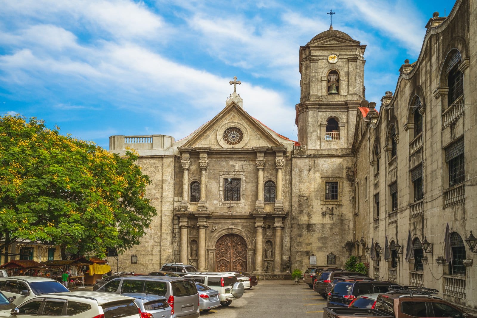 <p class="wp-caption-text">Image Credit: Shutterstock / Richie Chan</p>  <p><span>San Agustin Church, located within the historic walls of Intramuros in Manila, Philippines, is the oldest stone church in the country, with its construction completed in 1607. This architectural feat is a prime example of Spanish Baroque architecture, reflecting the Philippines’ colonial history and the significant influence of Spanish culture and religion.</span></p> <p><span>Declared a UNESCO World Heritage Site in 1993 as part of the Baroque Churches of the Philippines, San Agustin Church boasts a richly decorated interior, including intricately carved doors, trompe-l’oeil ceilings, and a magnificent altar. The church has survived numerous natural disasters and wars, notably standing firm through the destructive Battle of Manila in 1945, which left much of Intramuros in ruins.</span></p> <p><span>The church also houses a significant collection of religious art and artifacts in its museum, including ecclesiastical vestments, ancient manuscripts, and religious statuary, offering insights into the Philippines’ religious and cultural heritage. The adjacent monastery, now the site of the San Agustin Museum, further enriches the visitor experience with its cloisters, gardens, and extensive art collection.</span></p> <p><span>San Agustin Church’s historical and cultural significance and architectural beauty make it a vital landmark in the Philippines’ historical landscape and a must-visit destination for those interested in the country’s colonial past and religious traditions.</span></p>