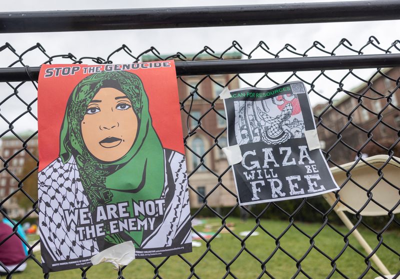pro-palestinian protesters arrested at yale, columbia cancels in-person classes