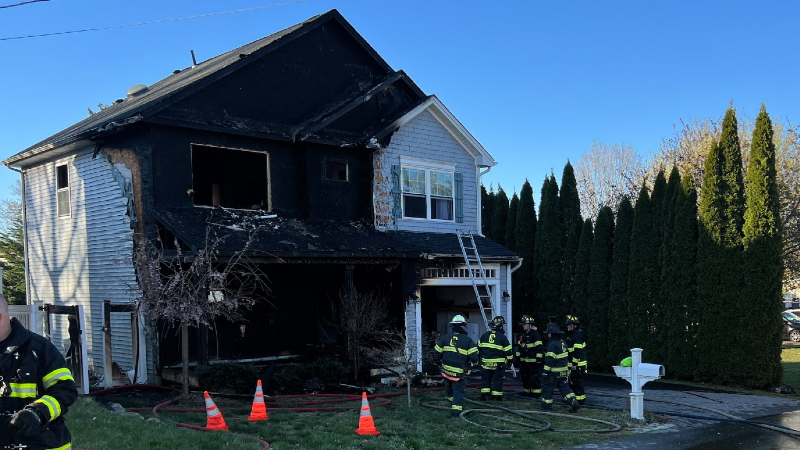 2-alarm Fire Heavily Damages Cumberland Home