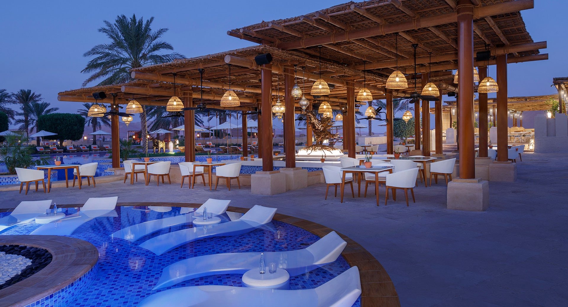 <p><a href="https://www.anantara.com/en/qasr-al-sarab-abu-dhabi/">Qsar Al Sarab is a luxurious resort that offers the ultimate desert experience.</a> Each room is uniquely designed to blend seamlessly with the surrounding desert landscape and provides a range of amenities, such as private pools, outdoor dining areas, and stunning desert views. Guests can enjoy various activities such as dune bashing, camel rides, and falconry shows.</p>