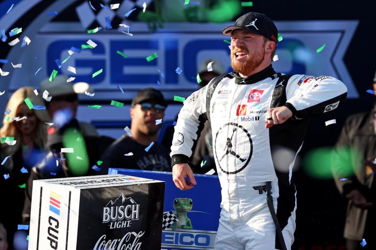 Tyler Reddick talks about shocking win at Talladega in April 2024