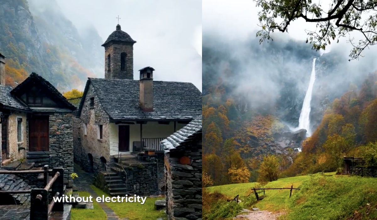 wodospady, kamienne domki i... brak elektryczności. ta europejska wioska zatrzymała się w czasie