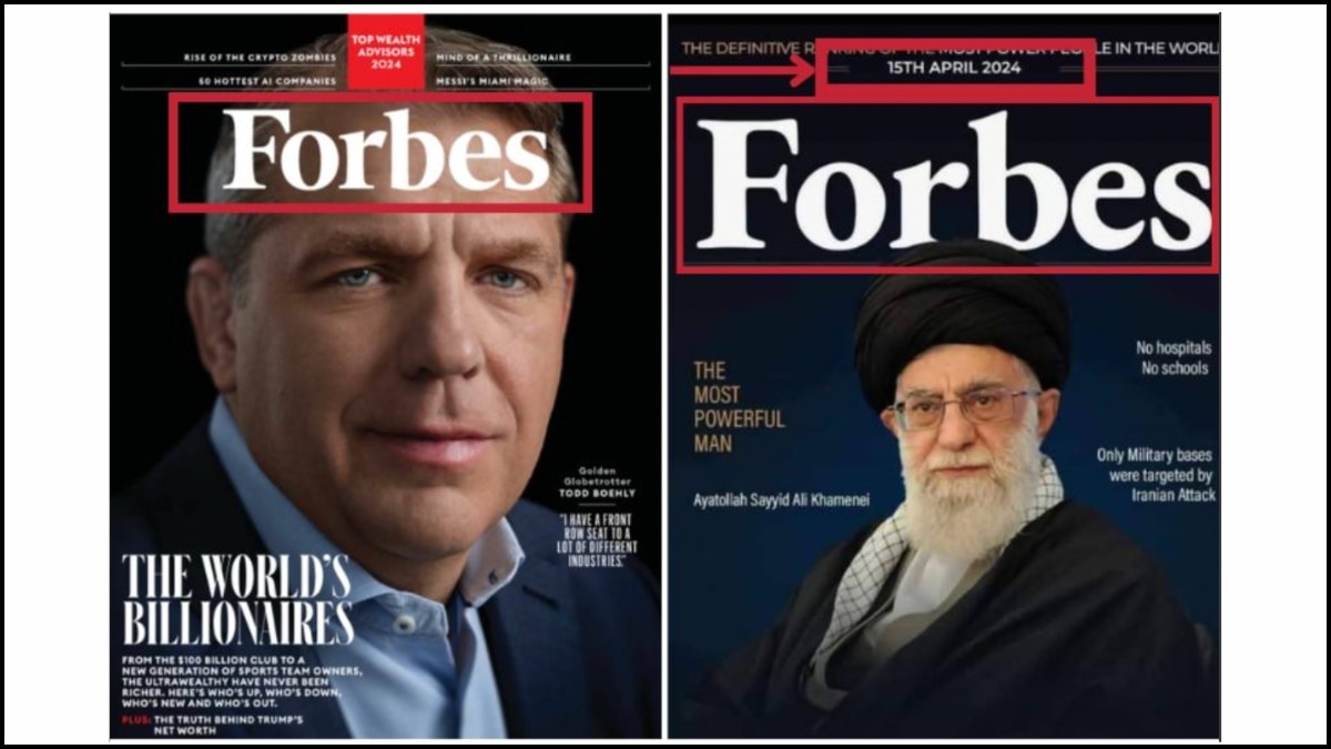 Fact Check: Fake Forbes Cover Shared To Claim Iran's Supreme Leader ...