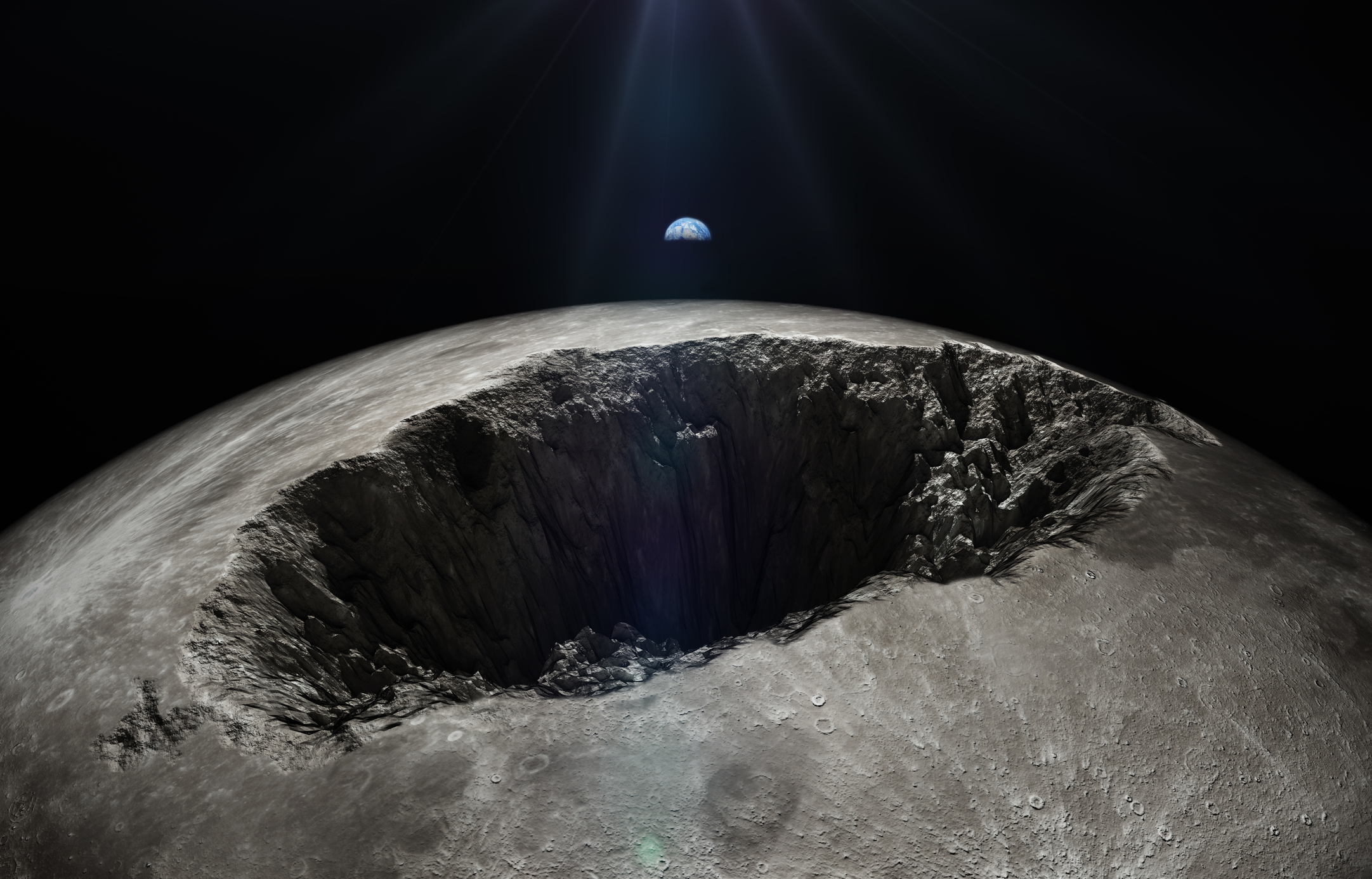 'segunda lua da terra' pode ter sido formada em cratera no satélite natural
