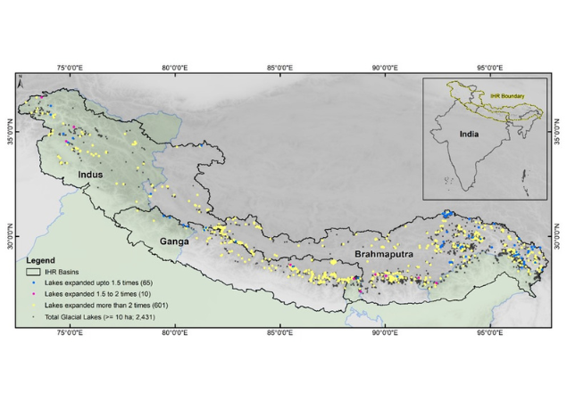 glaciers melting at unprecedented rates in indian himalayan region: isro