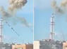 Moment TV tower snaps in half in Russian attack<br><br>