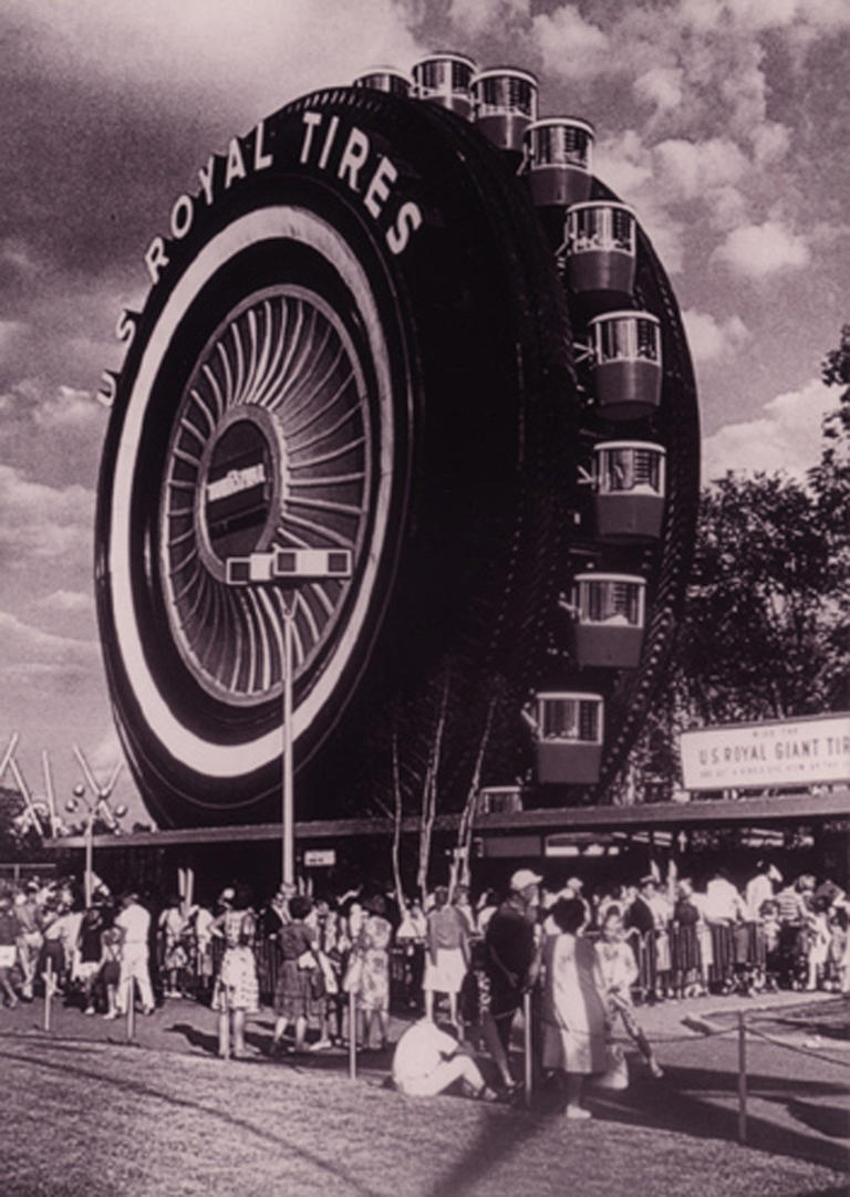 I-94's giant Uniroyal Tire, once a Ferris wheel in New York, turns 60