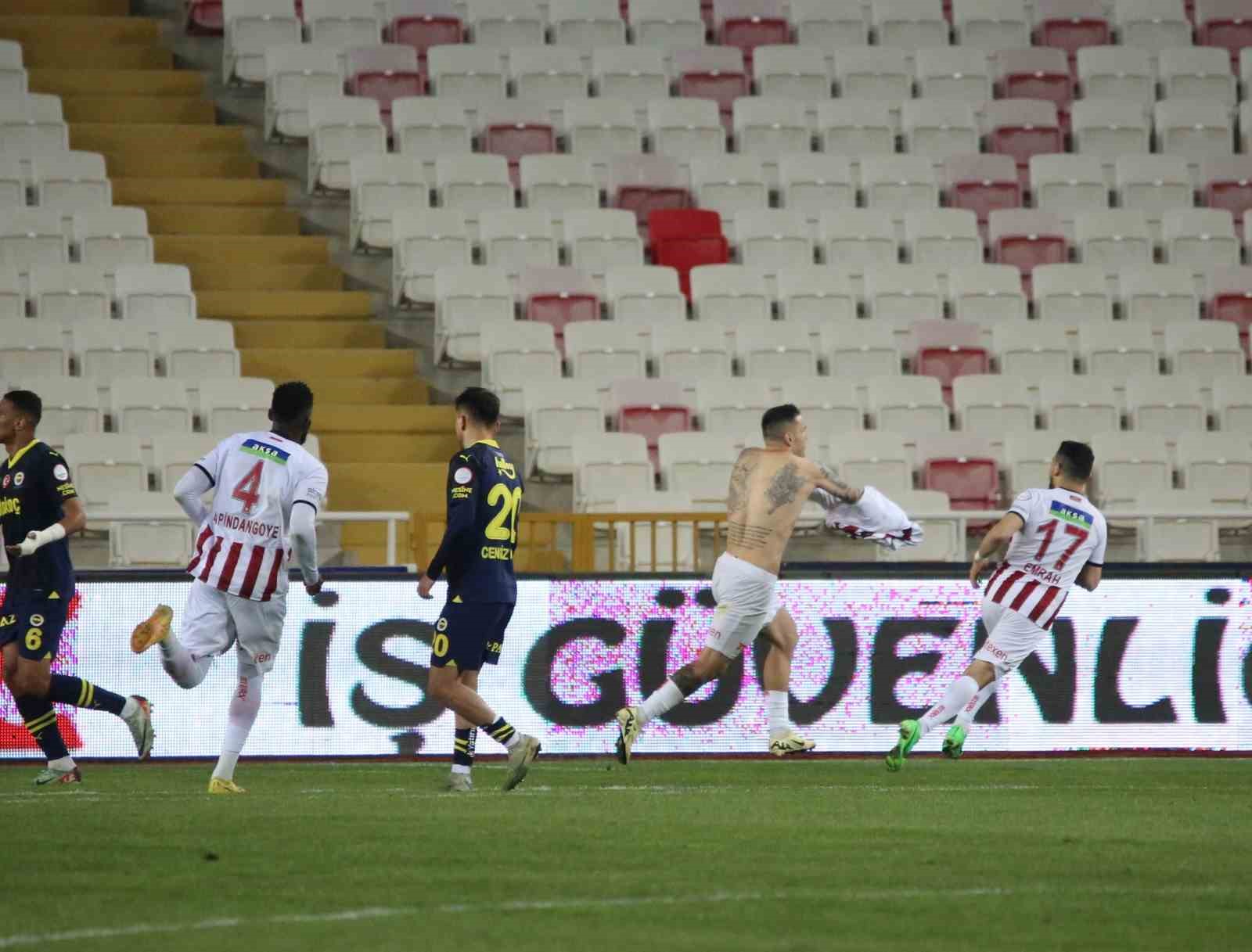 trendyol süper lig: sivasspor: 2 - fenerbahçe: 2 (maç sonucu)