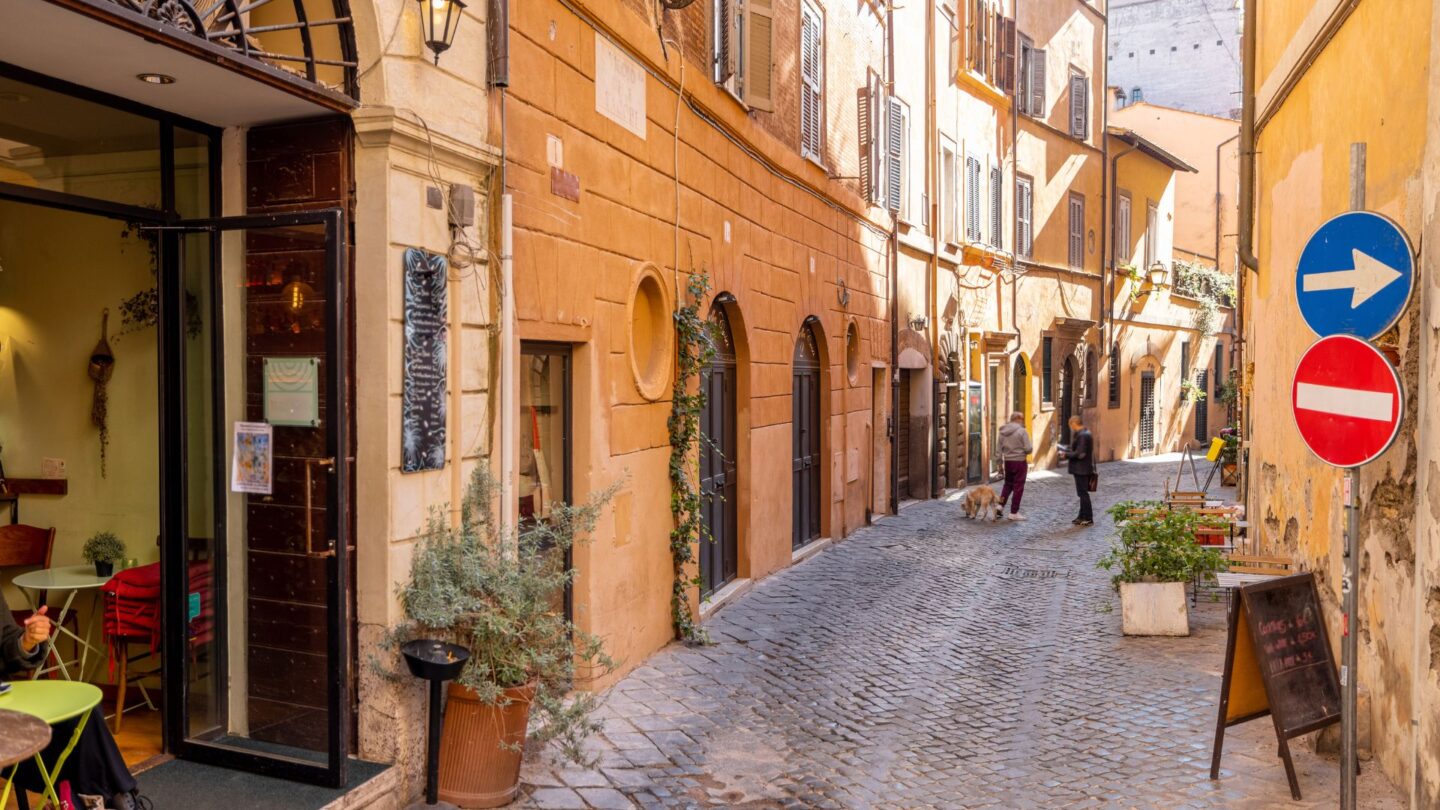<p>If you plan to travel with infants and young children, remember that many of Rome’s streets are cobblestone. Navigating these winding alleyways with a stroller can be challenging, and little legs will quickly tire. While there are main roads with sidewalks, you cannot get a proper view of Rome traveling this way.</p>