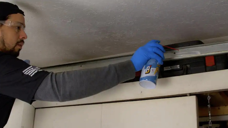 our handyman explains how often you should lubricate your garage door springs