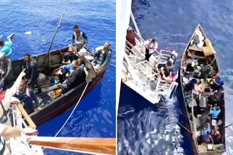 Carnival Cruise ship rescues 27 Cuban migrants on rickety wooden boat bound for the US: report