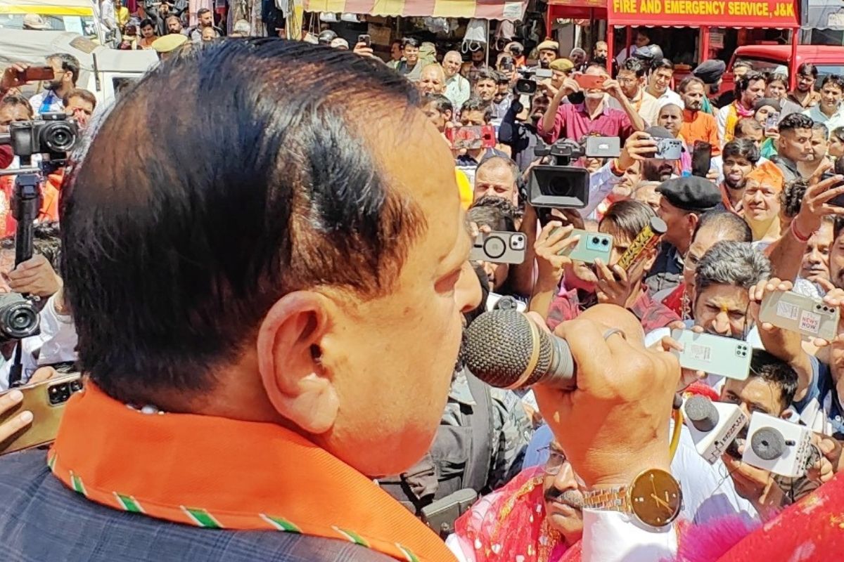 bjp stood with people of jammu while congress, nc discriminated: jitendra singh