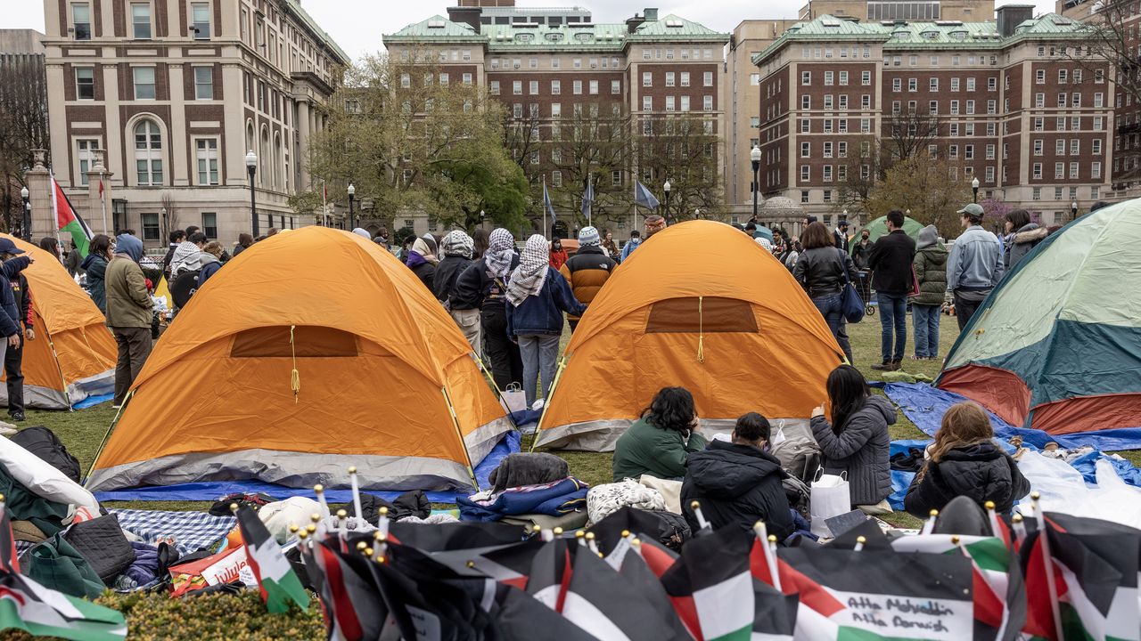 Columbia Cancels In-person Classes After Days Of Pro-Palestinian Protests