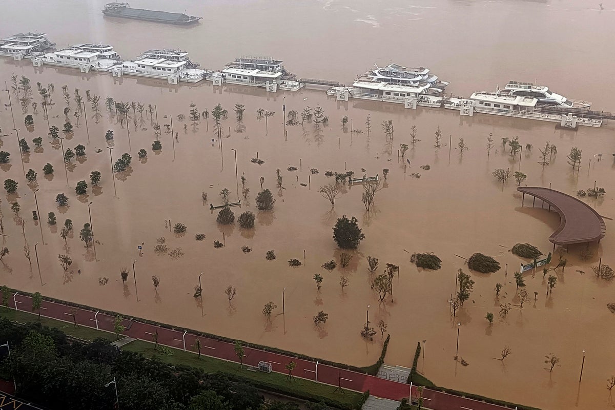 heavy rainstorms kill 4 people in southern china. ten others are missing
