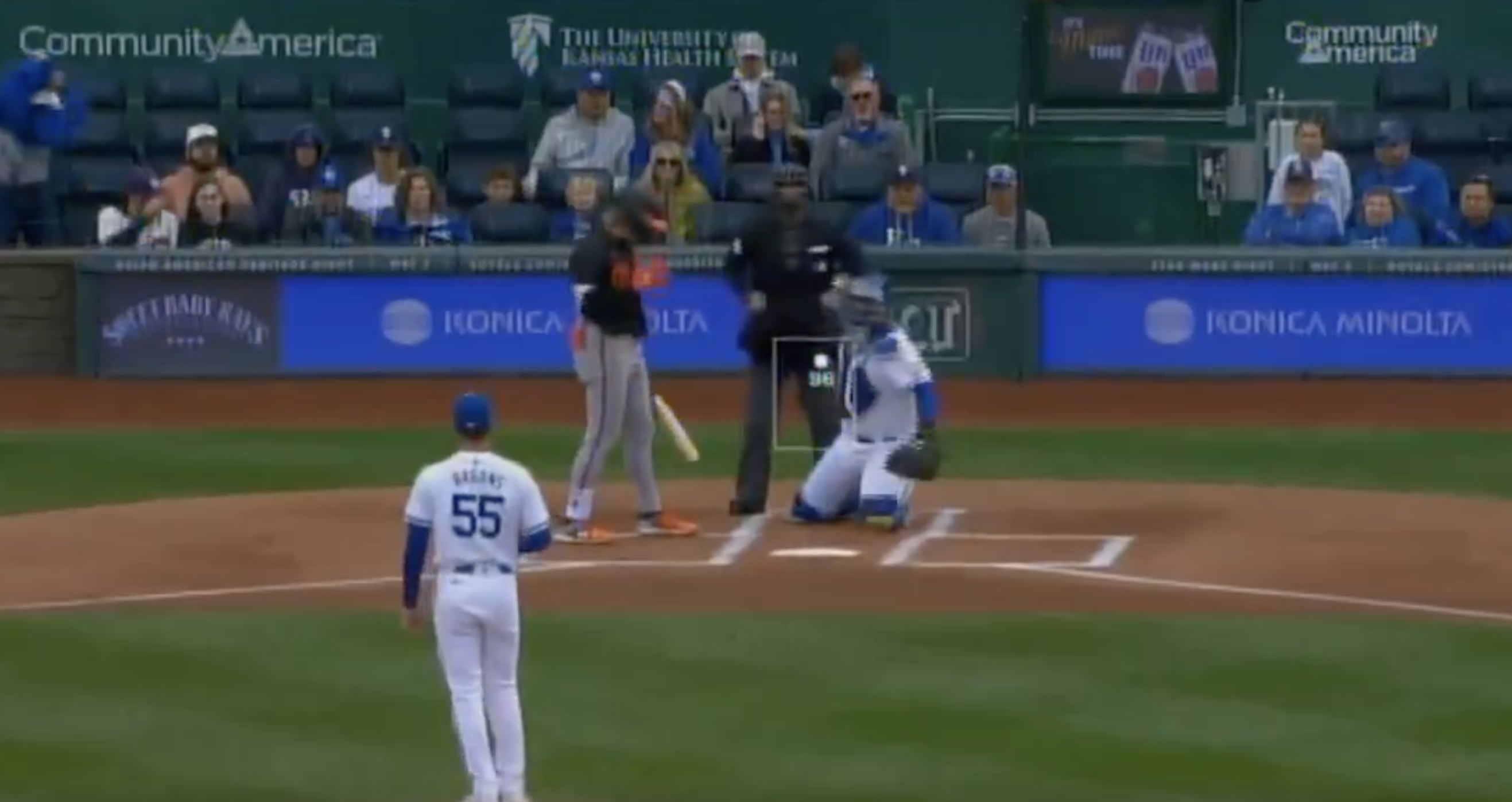 umpire blasted after awful missed call