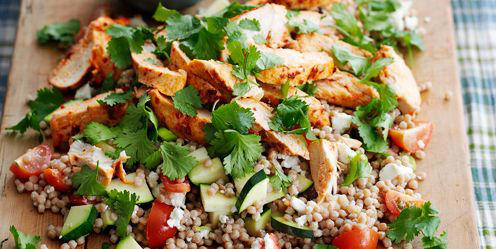 Harissa Chicken Couscous Salad