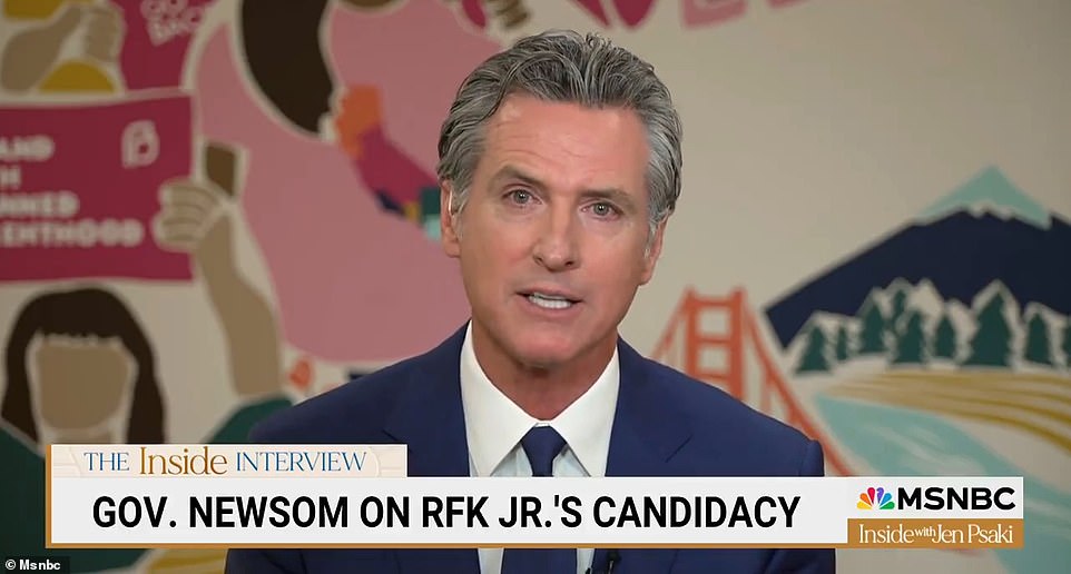 Gavin Newsom's grave warning to Biden: Take RFK Jr. 'seriously'