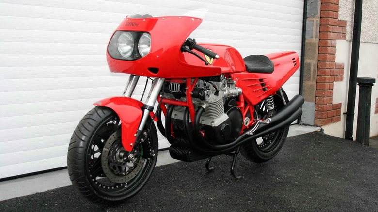 yes, there is an official ferrari motorcycle in the world - here are the details