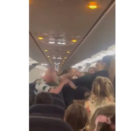 χαμός σε πτήση: επιβάτης άρχισε να γρονθοκοπεί αεροσυνοδούς και αστυνομικούς - δείτε βίντεο