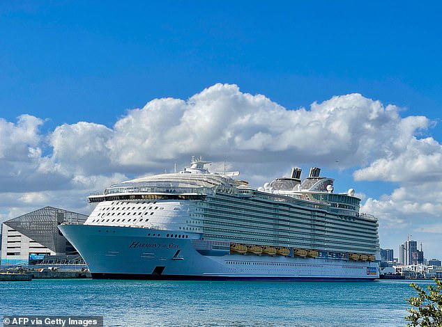 Death-defying high dive on Royal Caribbean cruise ship shocks internet