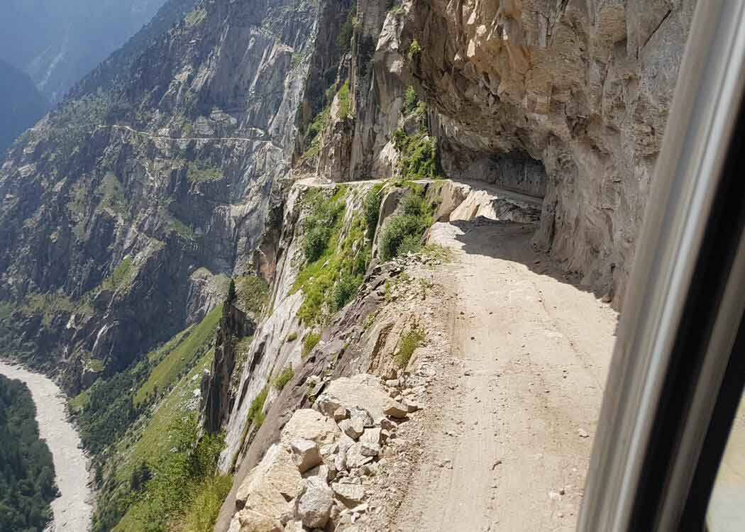 <p>Spanning over 114 km through India’s Kishtwar Mountains, this dangerous road has had hundreds of deaths reported, and many others have gone unreported. With vertical cliffs dropping more than 2,500 metres and no railing or barriers along the edges, this is among the steepest of all dangerous roads in the world.</p><p>The Killar to Pangi Road is rocky throughout and full of overhanging cliffs that could fall anytime. Its structural integrity is highly compromised as the road was built by villagers hundreds of years ago and has had no repairs since. </p><p>The route is unpaved, and only one vehicle can pass at a time. During winter, mudslides are a common occurrence; hence the road only opens in summer.</p>