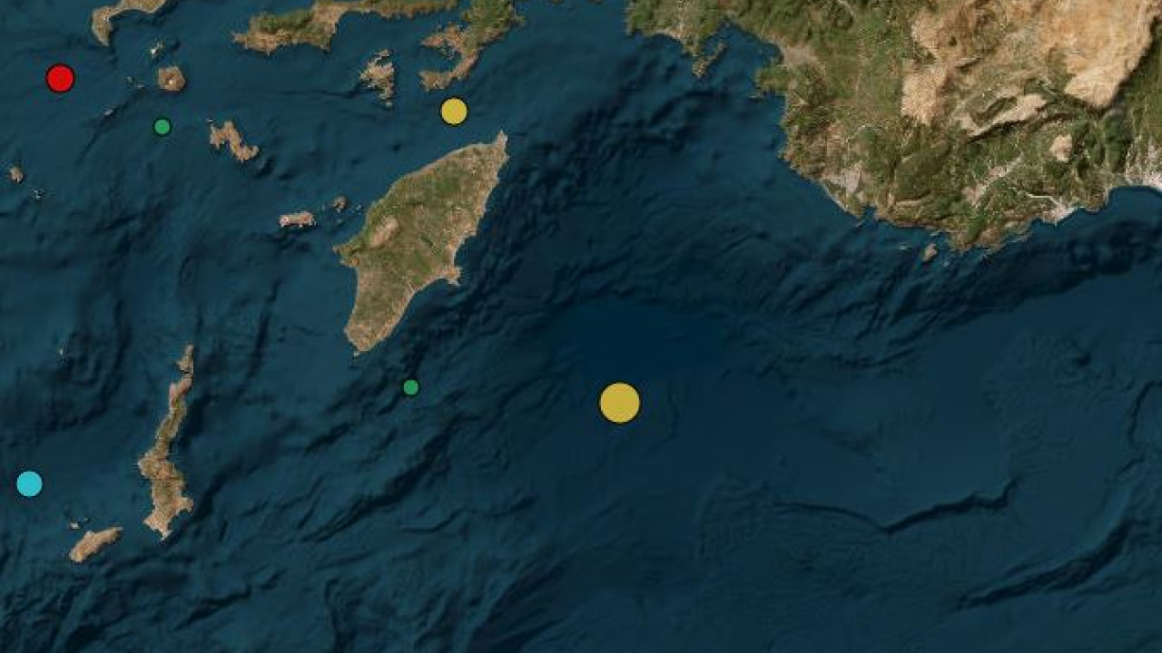 σεισμός 4,4 ρίχτερ ανοιχτά της ρόδου