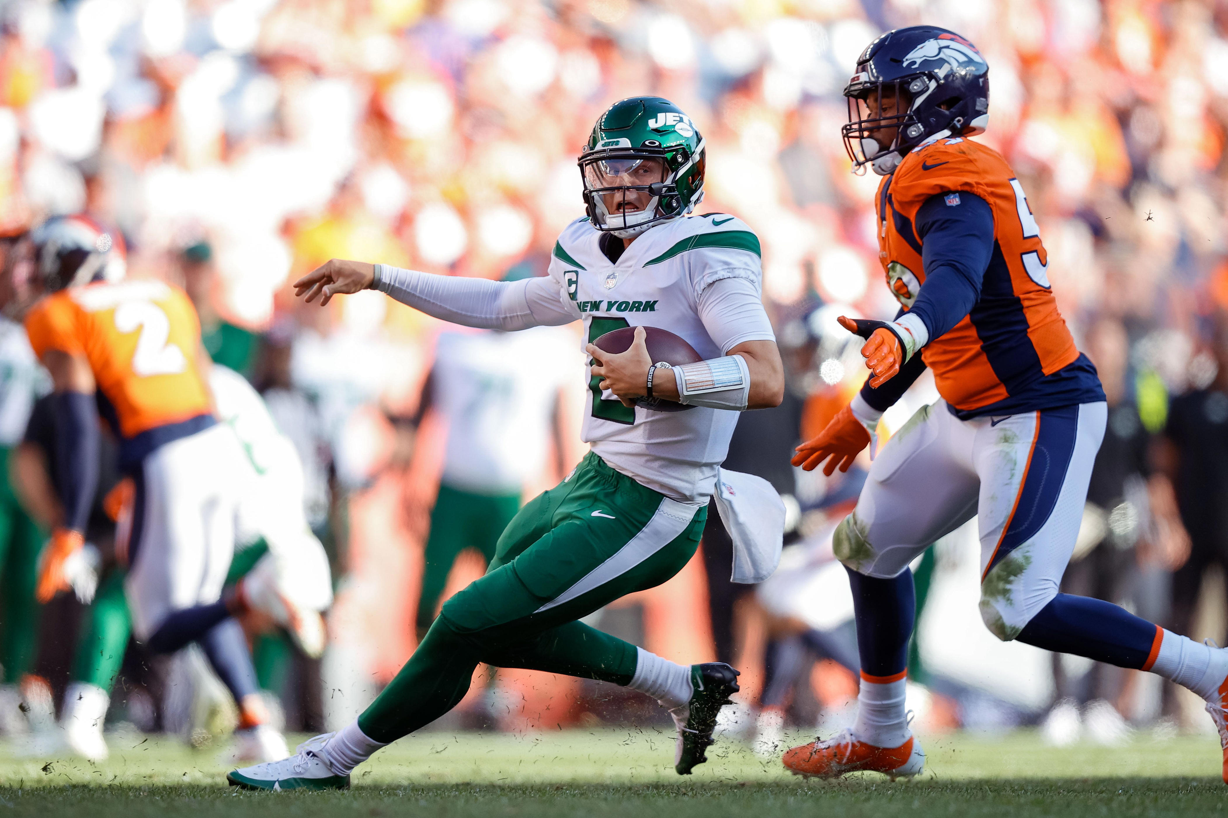 jets trade zach wilson to broncos, officially cutting bait on former starting qb