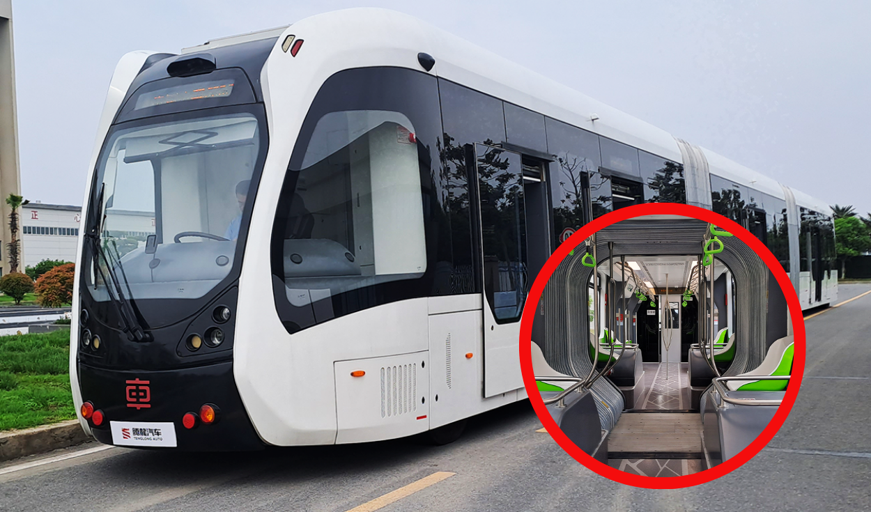 así luce el tranvía inteligente de china que puede manejarse solo y apunta a revolucionar el transporte