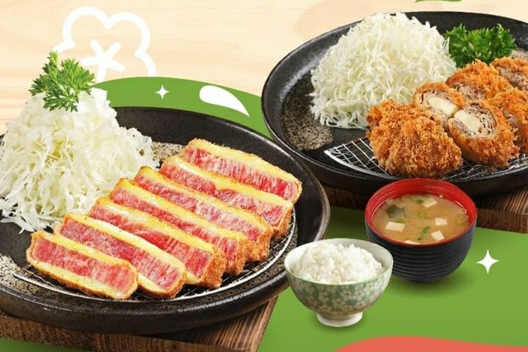 sikat promo kimukatsu hari ini, makan gyukatsu set dapat diskon 50%!